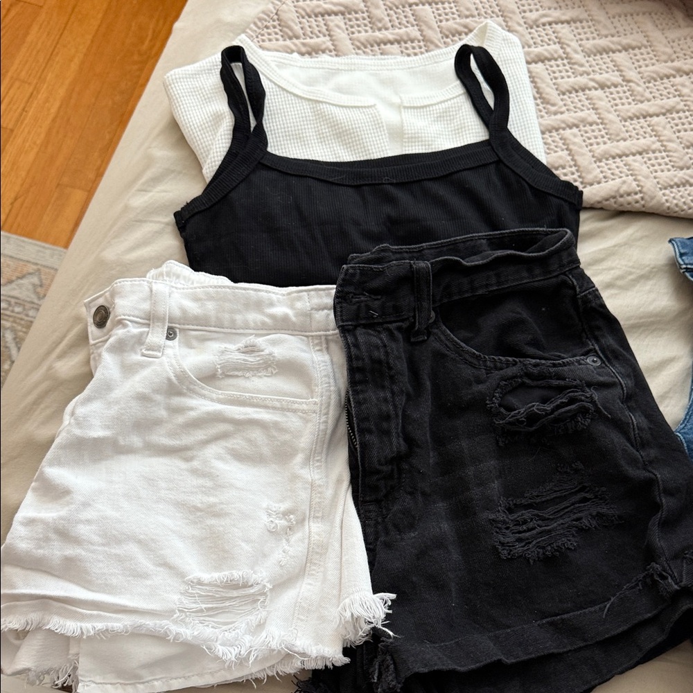 Black and White Tank Top